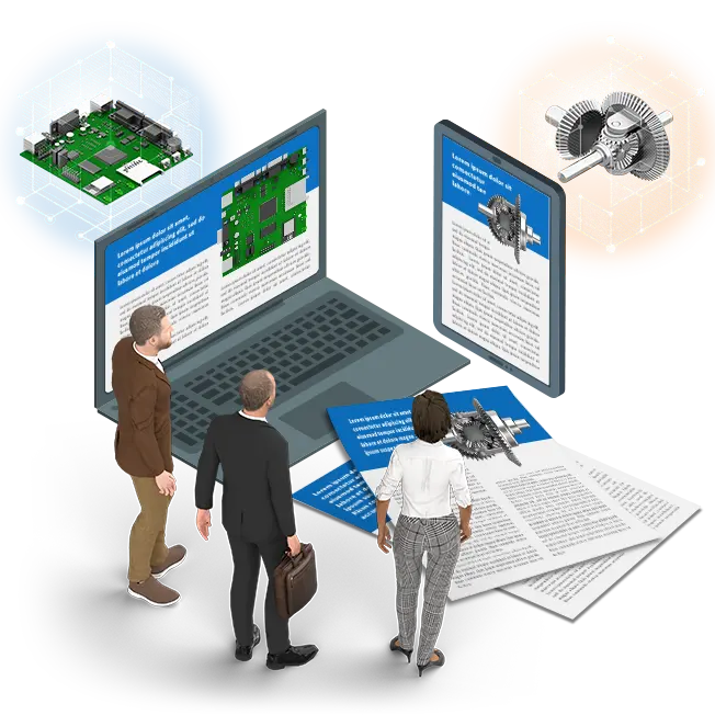 Technischer Content verschieden aufbereitet für Fachpresse, Webseite, Social-Media, etc. Wir unterstützen Sie dabei als PR-Agentur.